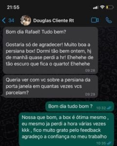 RT Persianas - Depoimentos